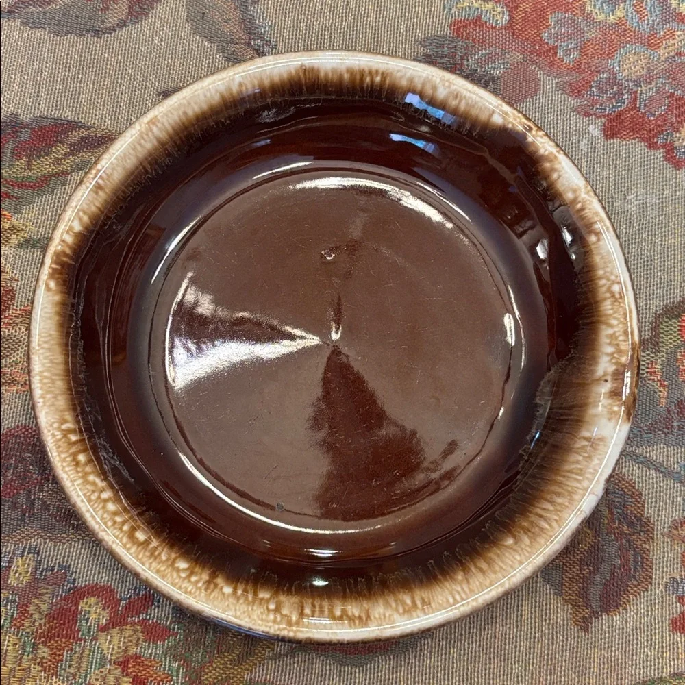 Mccoy Brown Drip Glaze Bowls Set of 2